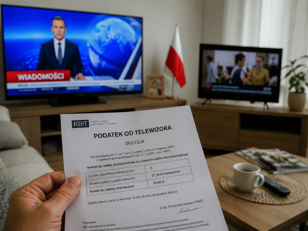 Телевизор в Польше. Фото ИИ