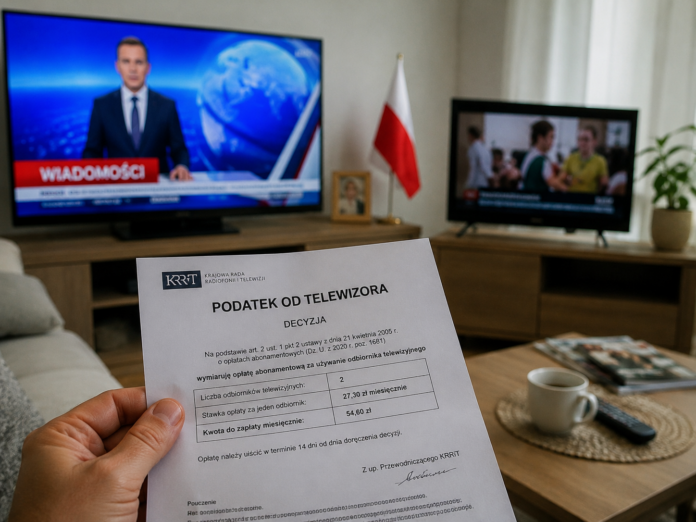 Телевизор в Польше. Фото ИИ