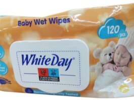В Молдове обнаружено несколько партий «грязных» влажных салфеток WhiteDay Baby Wet. Фото с сайта laf.md