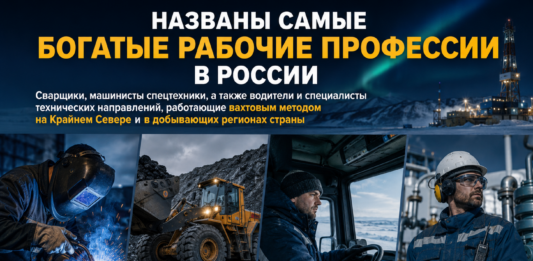 500 тысяч рублей за вахту: названы самые богатые рабочие профессии в России Самые богатые профессии в России