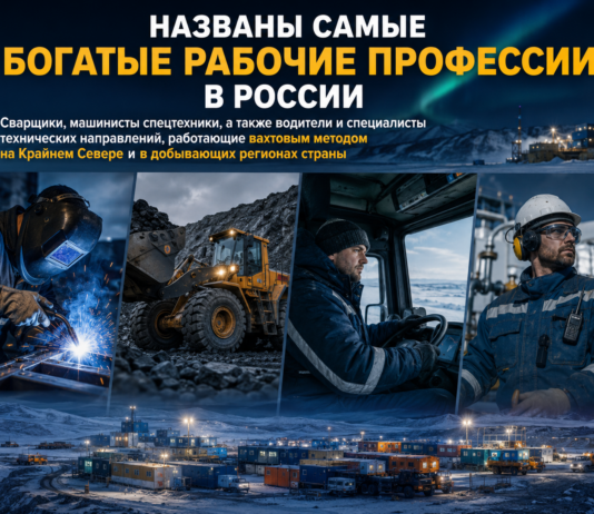 500 тысяч рублей за вахту: названы самые богатые рабочие профессии в России Самые богатые профессии в России