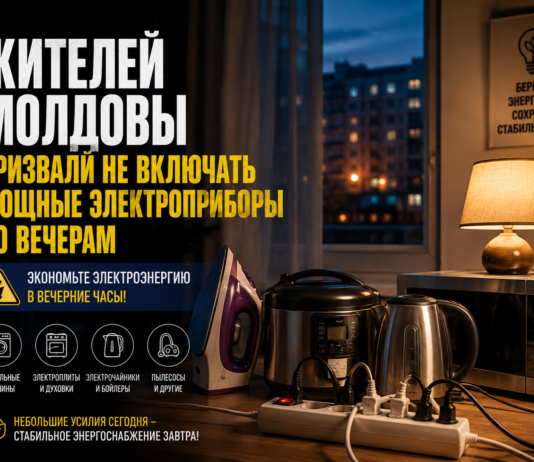 ⚡ Жителей Молдовы призвали не включать мощные электроприборы по вечерам электроприборы